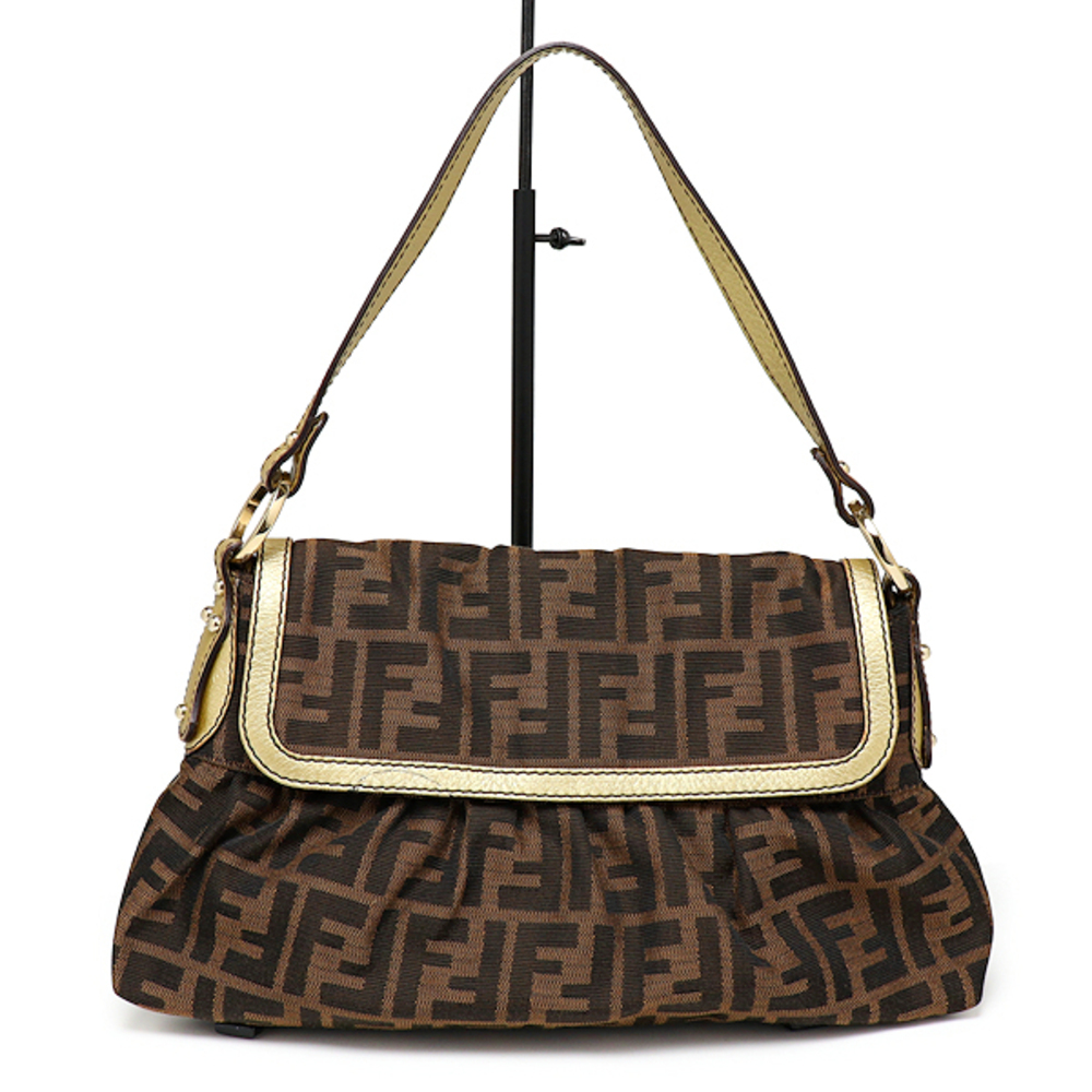 Fendi Zucca Hobo bag canvas one shoulder